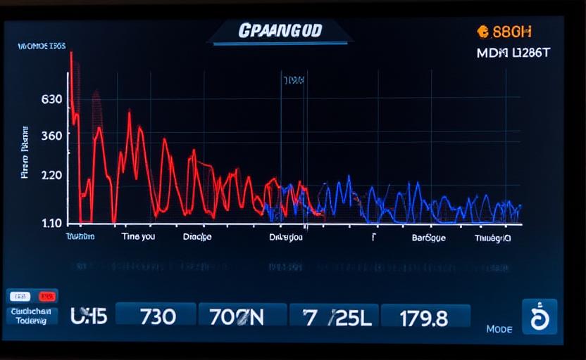 Before and after dyno grafiek van een tuning project