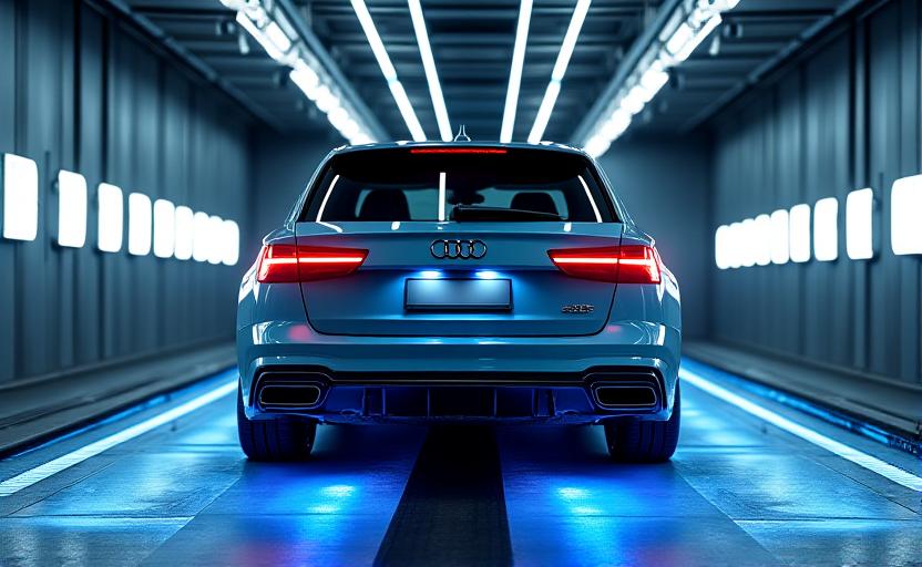 Audi RS6 op de dyno bank bij Grove Performance