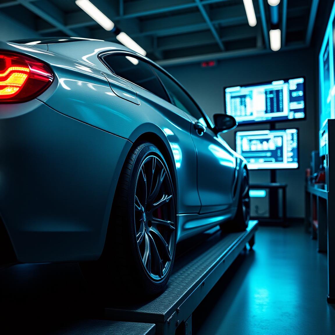 High performance auto op de dyno bank bij Grove Performance